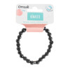 Bracelet Hématite Perles rondes 8 mm Poignet large