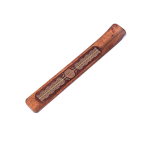 Emballé par 12, BrÃ»le bÃ¢tons d'encens Fleur de Vie -- 25x4 cm