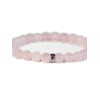 Bracelet Quartz Rose Perles rondes 8 mm Poignet large