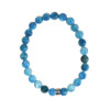 Bracelet Apatite Perles rondes 8 mm Poignet large