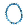 Bracelet Apatite Perles rondes 8 mm Poignet large
