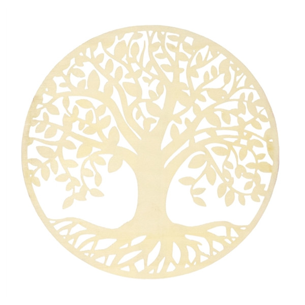 Socle de rechargement en bois Arbre de Vie ajouré 30 cm