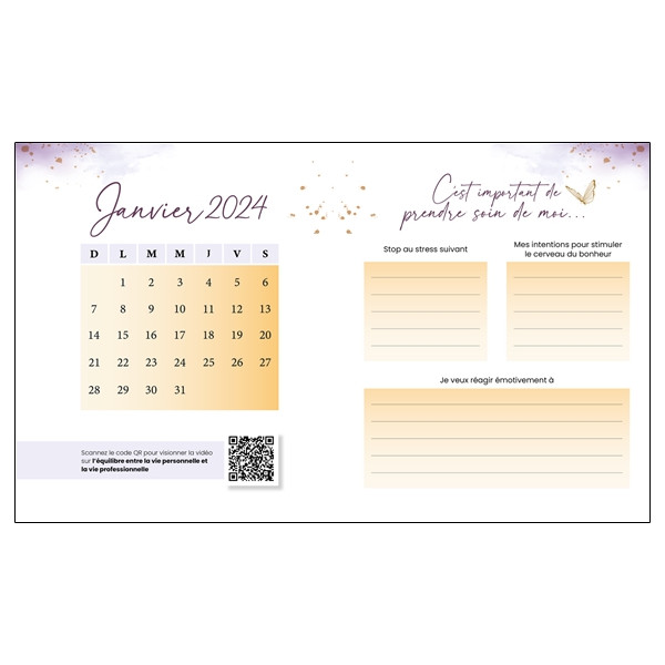 Agenda 2024 - Les neurosciences au service de votre année