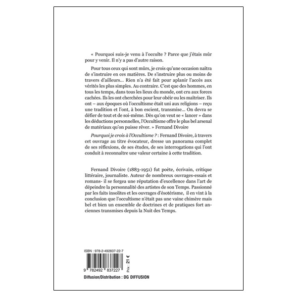 Pourquoi je crois à l'Occultisme ?