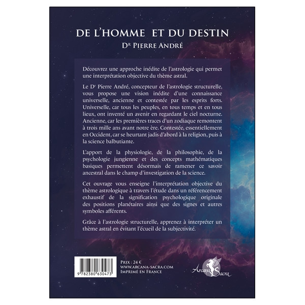 De l'homme et du destin - L'interprétation du thème astral en astrologie structurelle