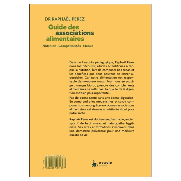 Guide des associations alimentaires - Nutrition - Compatibilités - Menus