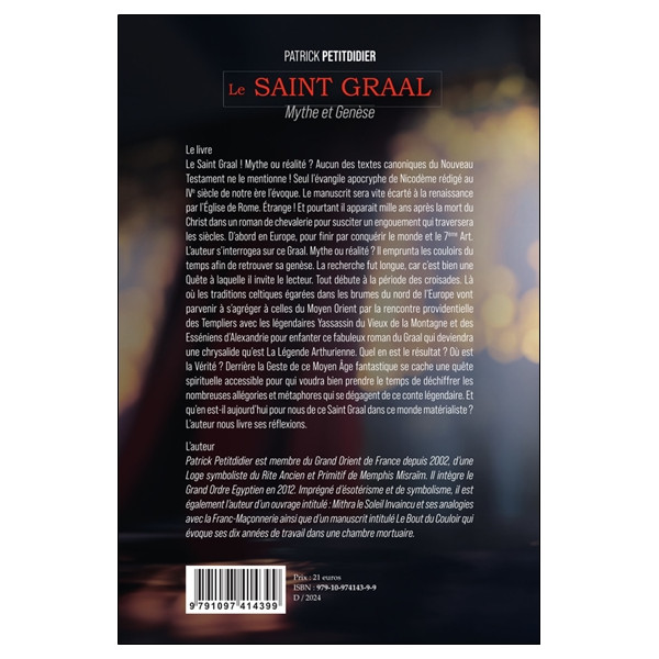 Le Saint Graal - Mythe et Genèse