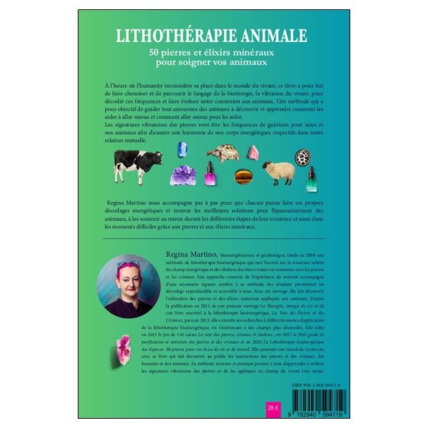 Lithothérapie animale - 50 pierres et élixirs minéraux pour soigner vos animaux