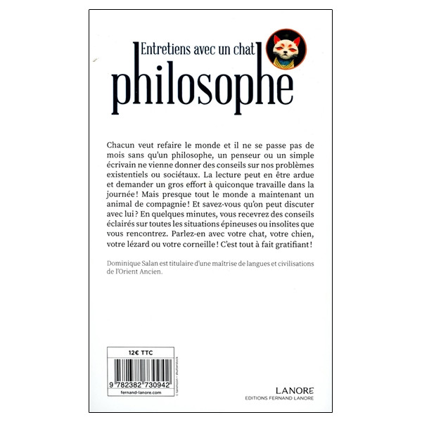 Entretiens avec un chat philosophe