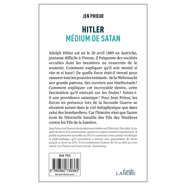 Hitler - Médium de satan