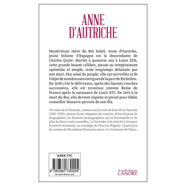 Anne d'Autriche - Femme de Louis XIII