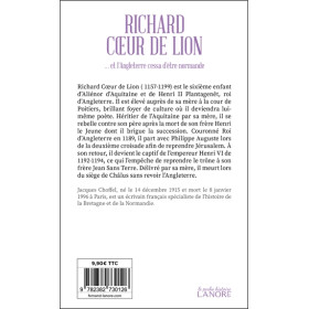 Richard cur de lion  et l'Angleterre cessa d'être normande