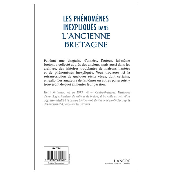 Les phénomènes inexpliqués dans l'ancienne Bretagne