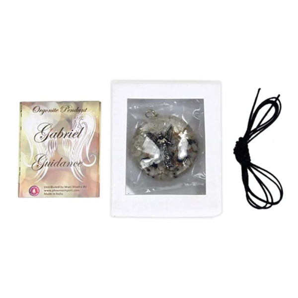 Orgonite pendentif Archange Gabriel -- 4 cm