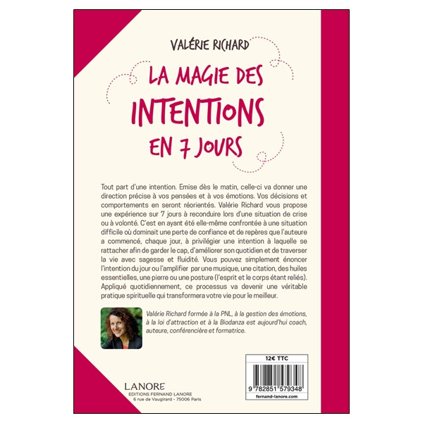 La magie des intentions en 7 jours - Un processus simple d'évolution