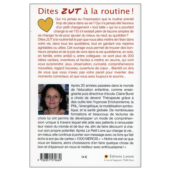 Dites Zut à la routine ! Le guide pratique qui bouscule les habitudes