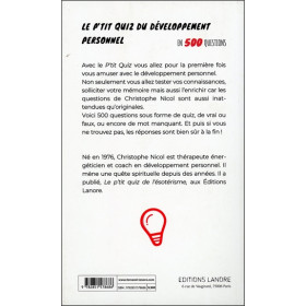Le p'tit quiz du développement personnel en 500 questions
