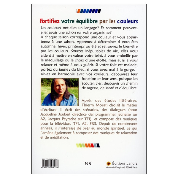 Fortifiez votre équilibre par les couleurs