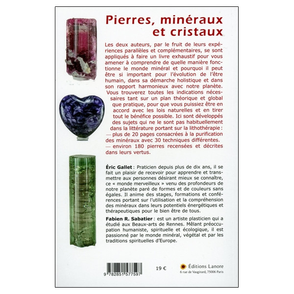 Pierres, minéraux et cristaux - Comprendre les énergies des minéraux et leur pouvoir de guérison