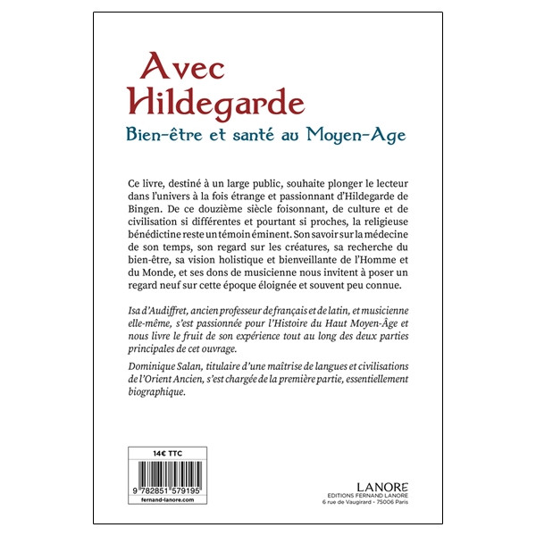 Avec Hildegarde - Bien-être et santé au Moyen-Age