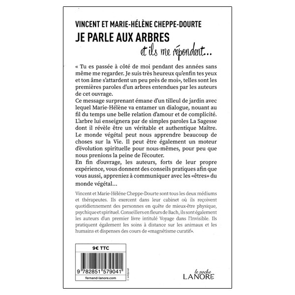 Je parle aux arbres et ils me répondent Poche
