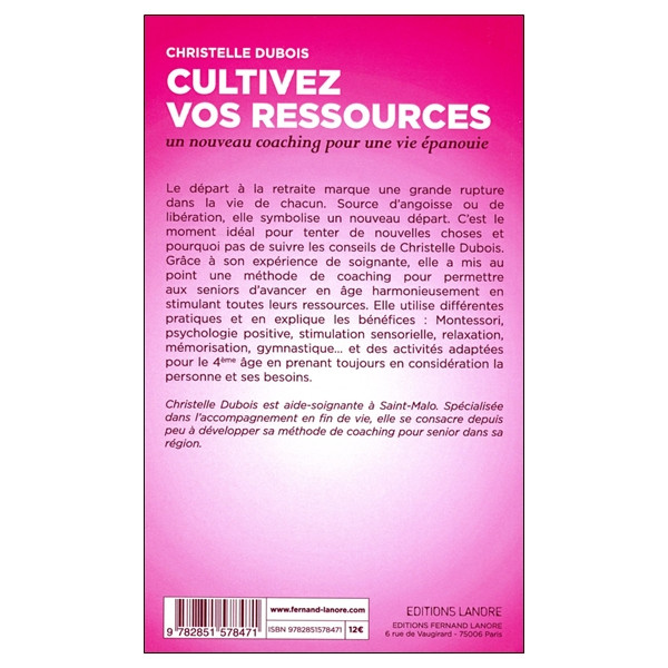 Cultivez vos ressources - Un nouveau coaching pour une vie épanouie