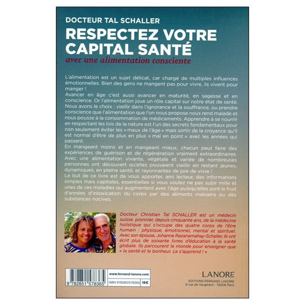 Respectez votre capital santé avec une alimentation consciente