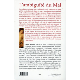 L'ambiguïté du Mal - Ce que l'art et la littérature révèlent de la nature du mal