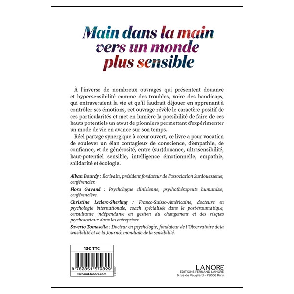 Main dans la main vers un monde plus sensible - Comment révéler les hauts potentiels émotionnels