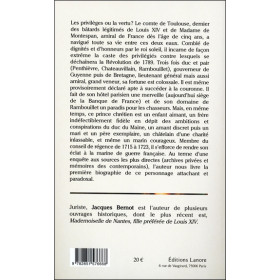 Le comte de Toulouse 1678-1737 - Amiral de France - Gouverneur de Bretagne