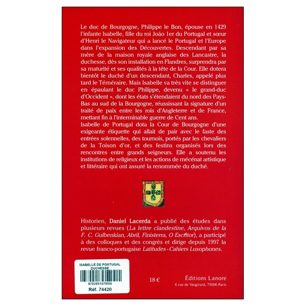 Isabelle de Portugal duchesse de Bourgogne - Une femme de pouvoir au cur de l'Europe du Moyen âge