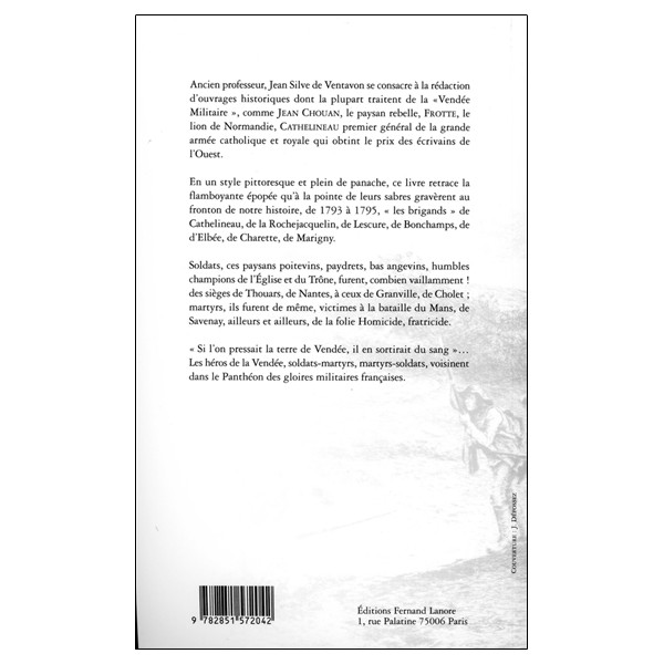 Soldats et Martyrs  Vendée 1793-1795