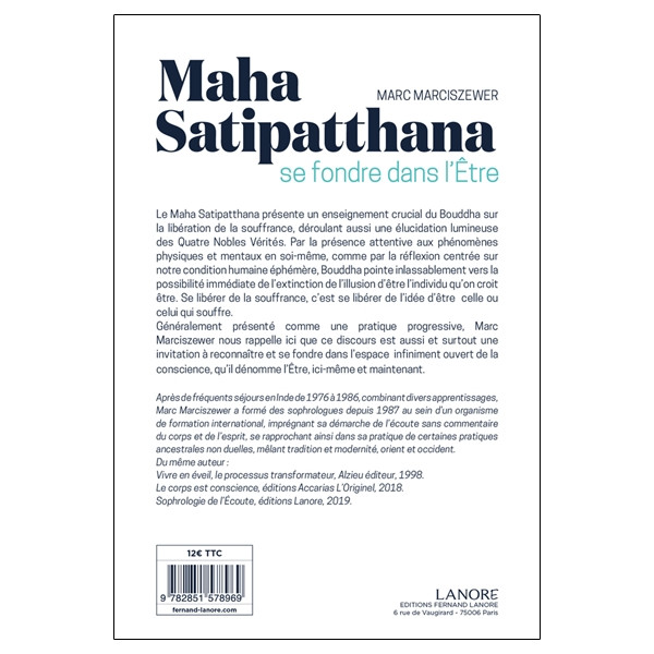 Maha Satipatthana - Se fondre dans l'être