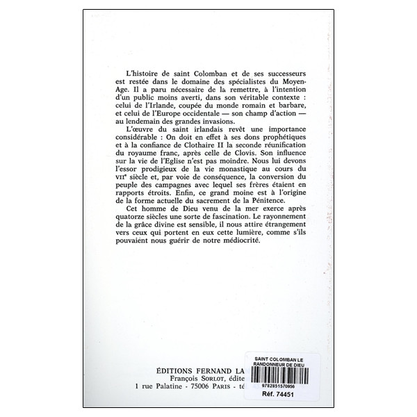 Saint Colomban - Le randonneur de Dieu