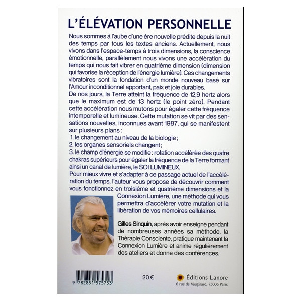 L'élévation personnelle - Comment évoluer consciemment de la 3e vers la 4e Dimension