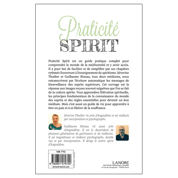 Praticité spirit - Messages d'esprits supérieurs