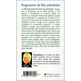 Programme de Paix planétaire - Changeons notre manière de penser, cela changera notre avenir !
