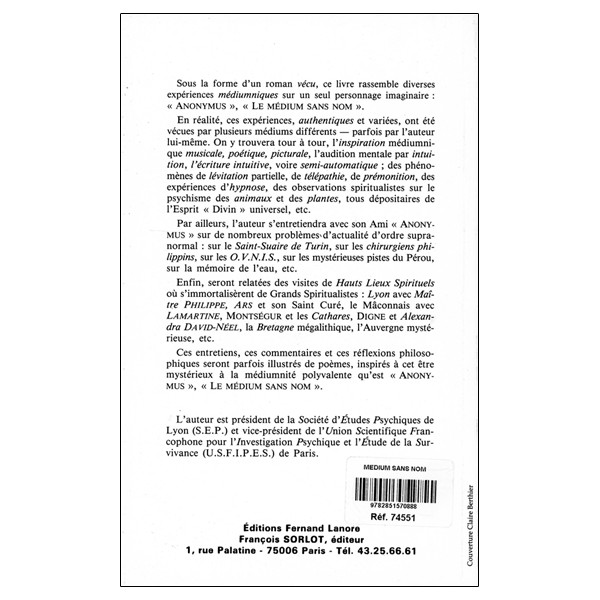 Le Médium sans nom