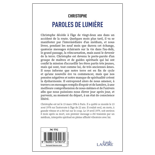 Paroles de lumière