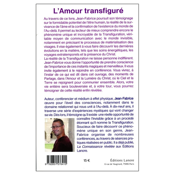 L'Amour transfiguré - Chemin initiatique vers la manifestation du monde de l'Au-delà