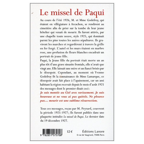 Le missel de Paqui