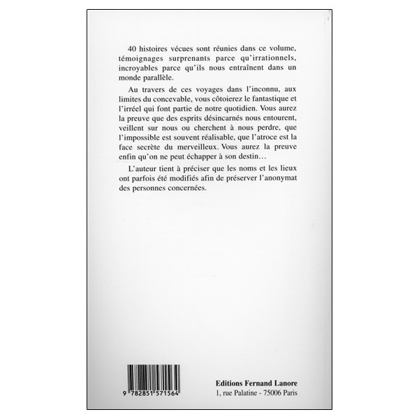 Voyage dans l'impossible - 40 histoires vraies de l'au-delà