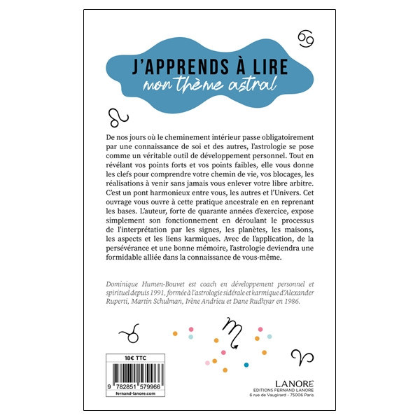J'apprends à lire mon thème astral