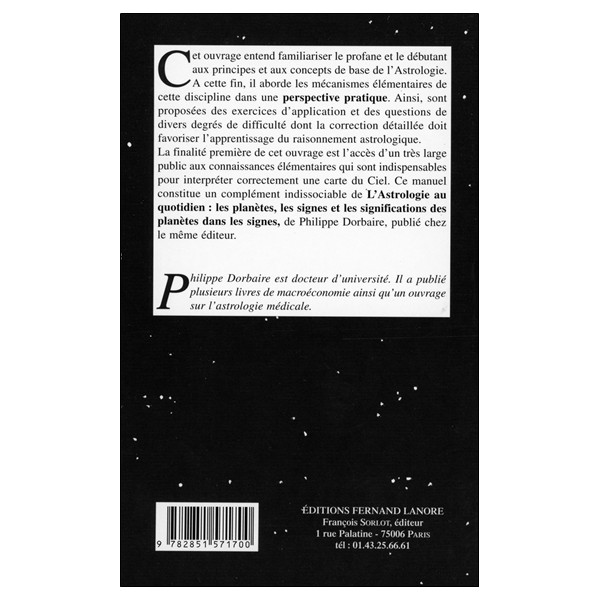 Astrologie au quotidien Tome 1 - Exercices corrigés