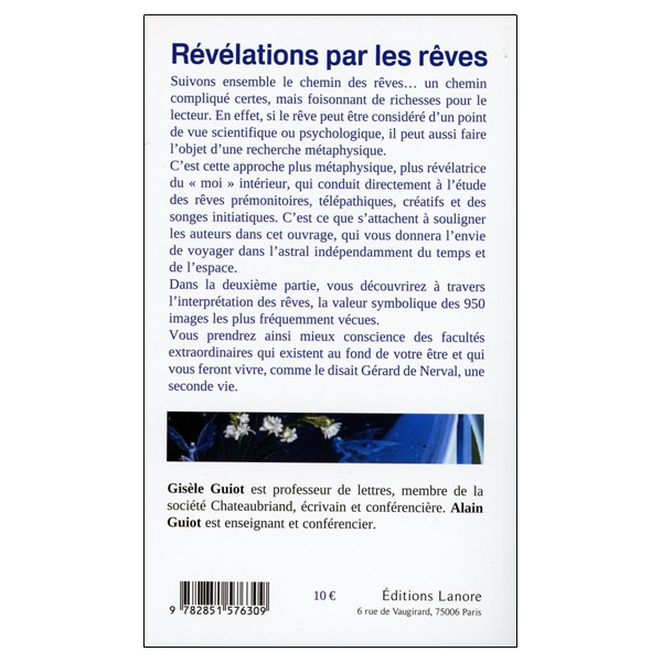 Révélations par les rêves - Deviner notre personnalité cachée