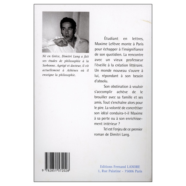 Le Poids des Choses - Roman