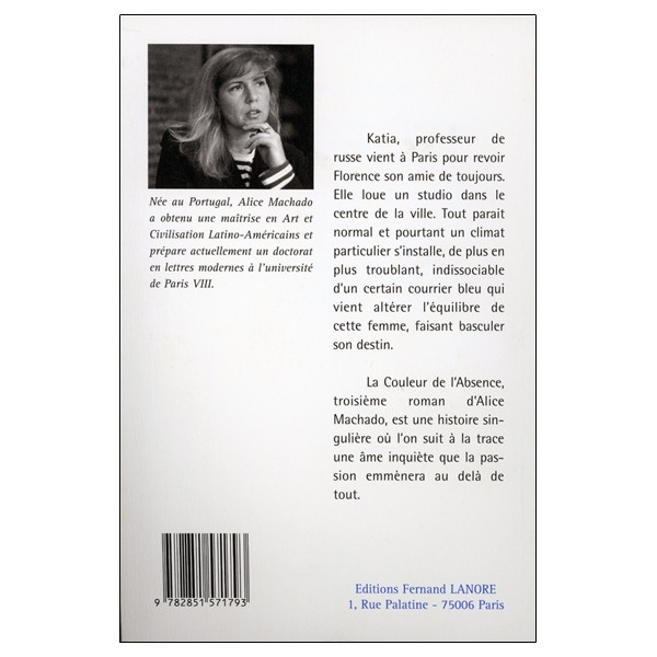 La Couleur de L'Absence - Roman