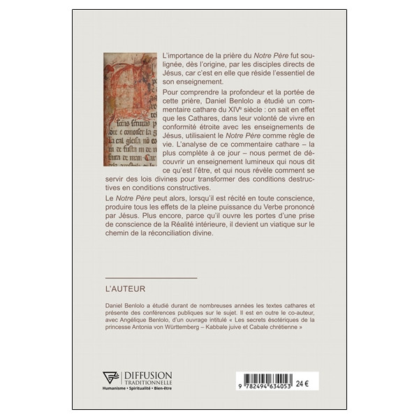Méditations sur le Notre Père - Dans un commentaire Cathare (Manuscrit 269 du Trinity Collège de Dublin)