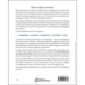 Le grand dictionnaire des malaises et des maladies - Pour la guérison de lÂme et des Émotions