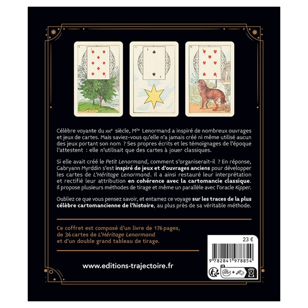 L'Héritage Lenormand - Un livre & 36 cartes restaurées